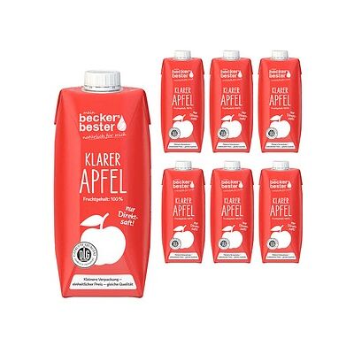 beckers bester Apfelsaft klar Direktsaft 6x 0,75 l beckers bester Apfelsaft klar Direktsaft 6x 0,75 l