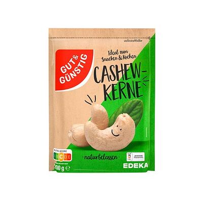 GUT&GÜNSTIG Cashewkerne naturbelassen 200,0 g, 1 St. GUT&GÜNSTIG Cashewkerne naturbelassen 200,0 g, 1 St.