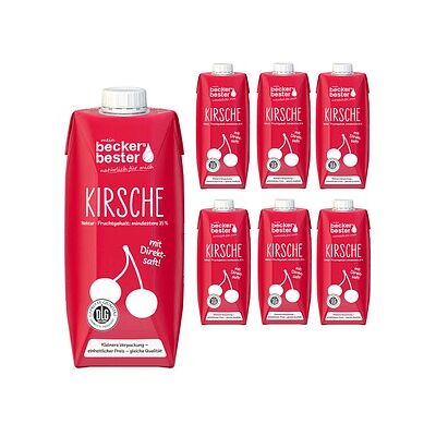 beckers bester Kirsch-Nektar Fruchtnektar 6x 0,75 l beckers bester Kirsch-Nektar Fruchtnektar 6x 0,75 l