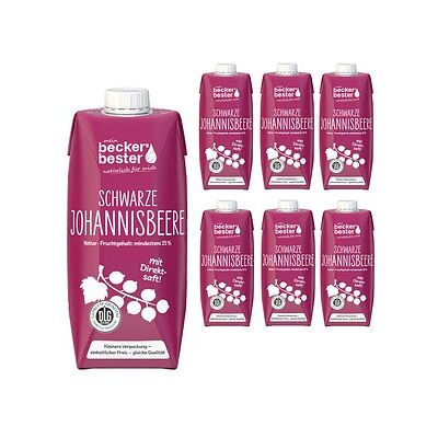 beckers bester Schwarzer Johannesbeer-Nektar Fruchtnektar 6x 0,75 l beckers bester Schwarzer Johannesbeer-Nektar Fruchtnektar 6x 0,75 l