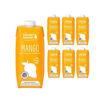 beckers bester Mango-Nektar Fruchtnektar 6x 0,75 l beckers bester Mango-Nektar Fruchtnektar 6x 0,75 l