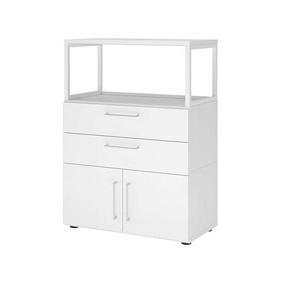 HAMMERBACHER Aufbewahrungsschrank - 4 Fächer, Soft-Close, Höhenverstellbare Füße HAMMERBACHER Aufbewahrungsschrank - 4 Fächer, Soft-Close, Höhenverstellbare Füße