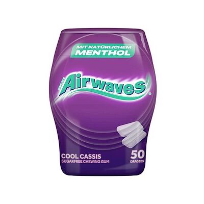 Airwaves Cool Cassis Kaugummis 50 Dragees, 1 St. Airwaves Cool Cassis Kaugummis 50 Dragees, 1 St.