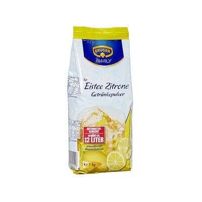 KRÜGER Eistee Zitrone Getränkepulver 1,0 kg KRÜGER Eistee Zitrone Getränkepulver 1,0 kg