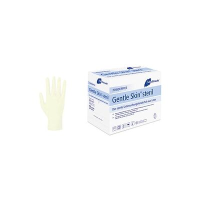 Meditrade® unisex Einmalhandschuhe Gentle Skin® steril beige Größe M, 50 Paar Meditrade® unisex Einmalhandschuhe Gentle Skin® steril beige Größe M, 50 Paar