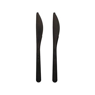 circulware RESBONSIBLES Mehrweg-Messer, Kunststoff schwarz, 50 St. circulware RESBONSIBLES Mehrweg-Messer, Kunststoff schwarz, 50 St.