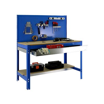 Simonrack Werkbank KIT SIMONWORK BT2 BOX 900 blau 1 Schublade 90,0 x 61,0 x 144,5 cm Simonrack Werkbank KIT SIMONWORK BT2 BOX 900 blau 1 Schublade 90,0 x 61,0 x 144,5 cm