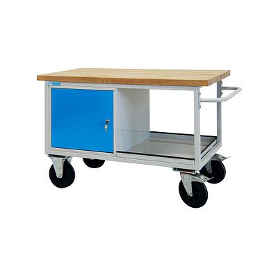 ADB Werkbank lichtgrau, lichtblau 130,0 x 60,0 x 82,7 cm ADB Werkbank lichtgrau, lichtblau 130,0 x 60,0 x 82,7 cm