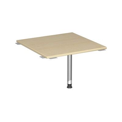 geramöbel Verbindungsplatte höhenverstellbar Flex ahorn, silber quadratisch 80,0 x 80,0 x 68,0 - 80,0 cm geramöbel Verbindungsplatte höhenverstellbar Flex ahorn, silber quadratisch 80,0 x 80,0 x 68,0 - 80,0 cm