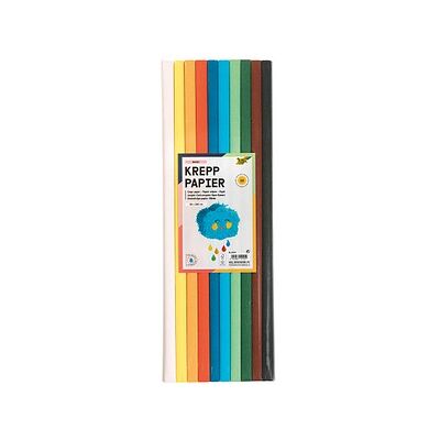 folia Krepppapier BASIC farbsortiert 32 g/qm 10 Rollen folia Krepppapier BASIC farbsortiert 32 g/qm 10 Rollen