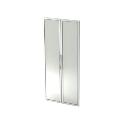 Silber Bürokabinet - Für 5 Ordnerhöhen Silber Bürokabinet - Für 5 Ordnerhöhen