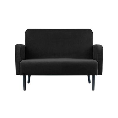 PAPERFLOW 2-Sitzer Sofa LISBOA schwarz Stoff PAPERFLOW 2-Sitzer Sofa LISBOA schwarz Stoff
