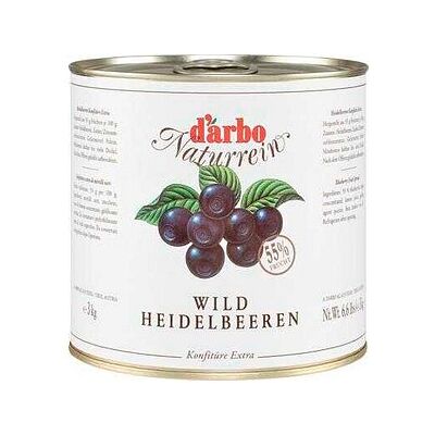 d’arbo Extra Wildheidelbeer Fruchtaufstrich, 3,0 kg d’arbo Extra Wildheidelbeer Fruchtaufstrich, 3,0 kg