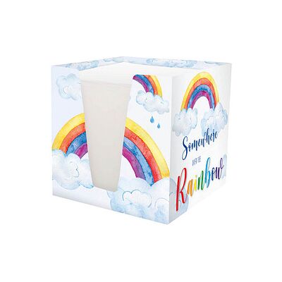 RNK-Verlag Zettelbox Rainbow weiß inkl. ca. 900 Notizzettel weiß, 1 St. RNK-Verlag Zettelbox Rainbow weiß inkl. ca. 900 Notizzettel weiß, 1 St.
