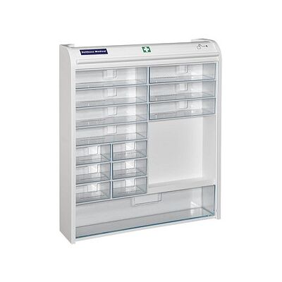 Holthaus Medical Medizinschrank - Weiß, 48x42x10cm, 14 Schubladen Holthaus Medical Medizinschrank - Weiß, 48x42x10cm, 14 Schubladen