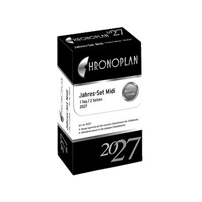 CHRONOPLAN Kalendereinlage 2027 Jahres-Set Midi Midi (9,6 x 17,2 cm) CHRONOPLAN Kalendereinlage 2027 Jahres-Set Midi Midi (9,6 x 17,2 cm)
