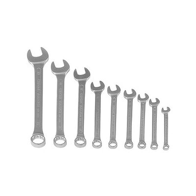 ADB 22209 Chrom-Nickel-Stahl 9-teilig Ring-Maulschlüssel-Set - Ring-Maulschlüssel-Set ADB 22209 Chrom-Nickel-Stahl 9-teilig Ring-Maulschlüssel-Set - Ring-Maulschlüssel-Set