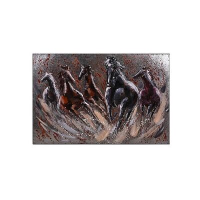 Garden Pleasure Wandbild 3D Fury grau, Metall Garden Pleasure Wandbild 3D Fury grau, Metall