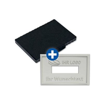 trodat Stempelplatte + integriertes Stempelkissen Ersatz-Set für trodat 54110 trodat Stempelplatte + integriertes Stempelkissen Ersatz-Set für trodat 54110