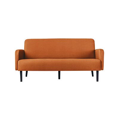 PAPERFLOW LISBOA 3-Sitzer Sofa braun schwarz Stoff - Sofa PAPERFLOW LISBOA 3-Sitzer Sofa braun schwarz Stoff - Sofa