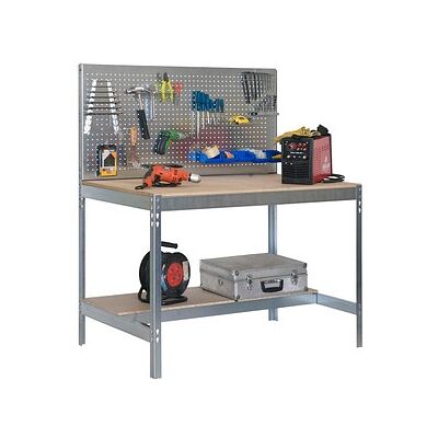 Simonrack Werkbank-Set SIMONWORK BT2 grau 91,0 x 61,0 x 144,5 cm Simonrack Werkbank-Set SIMONWORK BT2 grau 91,0 x 61,0 x 144,5 cm