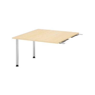 HAMMERBACHER Verbindungsplatte höhenverstellbar KT12C ahorn, chrom rechteckig 120,0 x 130,0 x 72,0 - 74,0 cm HAMMERBACHER Verbindungsplatte höhenverstellbar KT12C ahorn, chrom rechteckig 120,0 x 130,0 x 72,0 - 74,0 cm