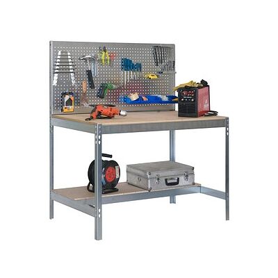 Simonrack Werkbank-Set SIMONWORK BT2 grau 121,0 x 61,0 x 144,5 cm Simonrack Werkbank-Set SIMONWORK BT2 grau 121,0 x 61,0 x 144,5 cm