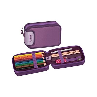 BRUNNEN Federmäppchen befüllt s'maepp Sweet Colour Code lila 34-teilig, 20,0 x 7,5 cm BRUNNEN Federmäppchen befüllt s'maepp Sweet Colour Code lila 34-teilig, 20,0 x 7,5 cm