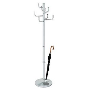 Kerkmann Kleiderständer Sierra - 8 Haken - Silber - 45x170cm Kerkmann Kleiderständer Sierra - 8 Haken - Silber - 45x170cm
