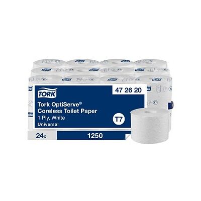 TORK Toilettenpapier OptiServe® T7 Universal 1-lagig Recyclingpapier, 24 Rollen TORK Toilettenpapier OptiServe® T7 Universal 1-lagig Recyclingpapier, 24 Rollen