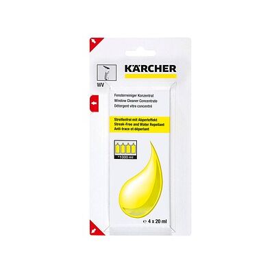 KÄRCHER RM 503 Glasreiniger-Konzentrat 4x 0,2 l, 1 Pack KÄRCHER RM 503 Glasreiniger-Konzentrat 4x 0,2 l, 1 Pack