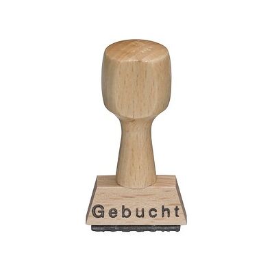 Neutral Textstempel "Gebucht" ohne Logo, 1 St. Neutral Textstempel "Gebucht" ohne Logo, 1 St.