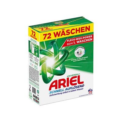 ARIEL UNIVERSAL+ PULVER Waschmittel Pulver, 3,6 kg ARIEL UNIVERSAL+ PULVER Waschmittel Pulver, 3,6 kg