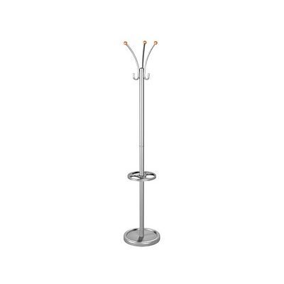 Kerkmann Kleiderständer Nina - Silber - 6 Haken - 31x170cm Kerkmann Kleiderständer Nina - Silber - 6 Haken - 31x170cm