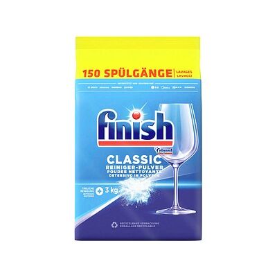 finish CLASSIC Spülmaschinen-Pulver 3 kg, 1 Pack finish CLASSIC Spülmaschinen-Pulver 3 kg, 1 Pack