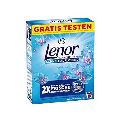 Lenor Aprilfrisch Waschmittel Pulver, 900 g Lenor Aprilfrisch Waschmittel Pulver, 900 g