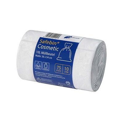 Meditrade® Müllbeutel Safebin®Cosmetic 10,0 l weiß 8,0 µm, 75 St. Meditrade® Müllbeutel Safebin®Cosmetic 10,0 l weiß 8,0 µm, 75 St.