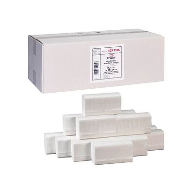 Fripa Papierhandtücher 4052106 Komfort Zick-Zack-Falzung 2-lagig 2250 Tücher Fripa Papierhandtücher 4052106 Komfort Zick-Zack-Falzung 2-lagig 2250 Tücher
