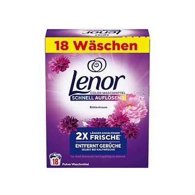 Lenor Color Blütentraum Waschmittel Pulver, 900 ml Lenor Color Blütentraum Waschmittel Pulver, 900 ml