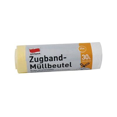 quickpack Müllbeutel 30,0 l gelb, 25 St. quickpack Müllbeutel 30,0 l gelb, 25 St.
