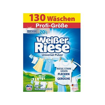 Weißer Riese Universal Waschmittel Pulver, 6,5 kg Weißer Riese Universal Waschmittel Pulver, 6,5 kg