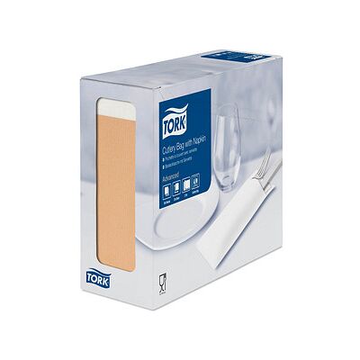 TORK Bestecktaschen braun 6,0 x 19,5 cm, 100 St. TORK Bestecktaschen braun 6,0 x 19,5 cm, 100 St.