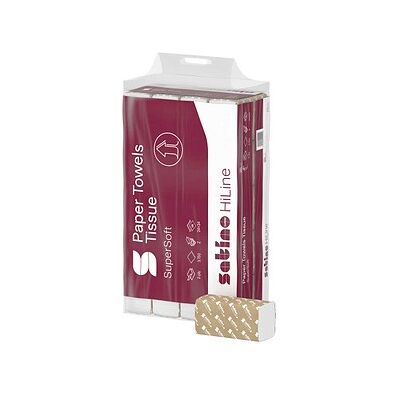 Satino Papierhandtücher 275001 HiLine Interfold-Falzung 2-lagig 3.750 Tücher Satino Papierhandtücher 275001 HiLine Interfold-Falzung 2-lagig 3.750 Tücher