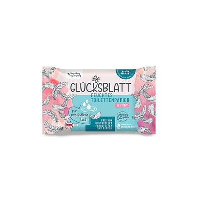 GLÜCKSBLATT Feuchtes Toilettenpapier SENSITIV 1-lagig, 12x 42 Tücher GLÜCKSBLATT Feuchtes Toilettenpapier SENSITIV 1-lagig, 12x 42 Tücher