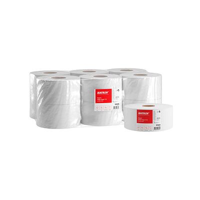 KATRIN Jumbo-Toilettenpapier Gigant S2 2-lagig - 12 Rollen KATRIN Jumbo-Toilettenpapier Gigant S2 2-lagig - 12 Rollen