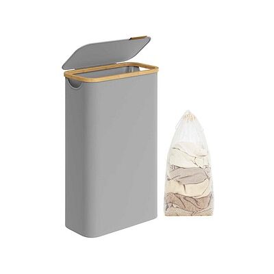 SONGMICS Wäschekorb grau, bis 10,0 kg, 1 St. SONGMICS Wäschekorb grau, bis 10,0 kg, 1 St.