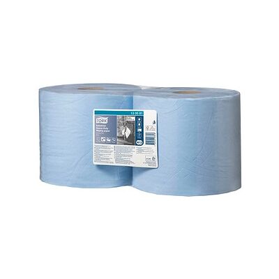TORK Putztuchrollen Advanced 440 3-lagig blau, 350 Blätter, 2 Rollen TORK Putztuchrollen Advanced 440 3-lagig blau, 350 Blätter, 2 Rollen