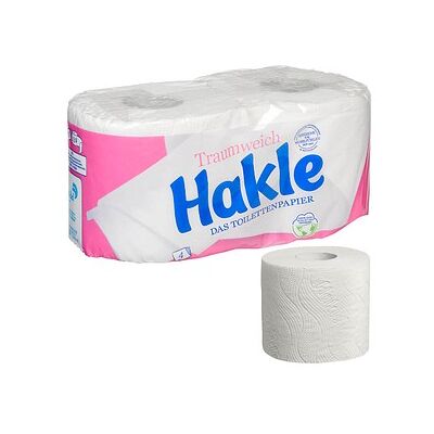 Hakle Toilettenpapier Traumweich 4-lagig, 2 Rollen Hakle Toilettenpapier Traumweich 4-lagig, 2 Rollen