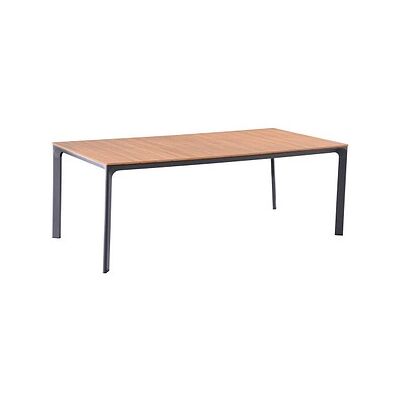 Garden Pleasure Gartentisch SILEA natur, anthrazit rechteckig 208,0 x 100,0 x 74,0 cm Garden Pleasure Gartentisch SILEA natur, anthrazit rechteckig 208,0 x 100,0 x 74,0 cm