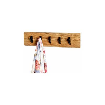 Haku Wandgarderobe - Massivholz, 5 Haken, Akazie - Wandmontage Haku Wandgarderobe - Massivholz, 5 Haken, Akazie - Wandmontage